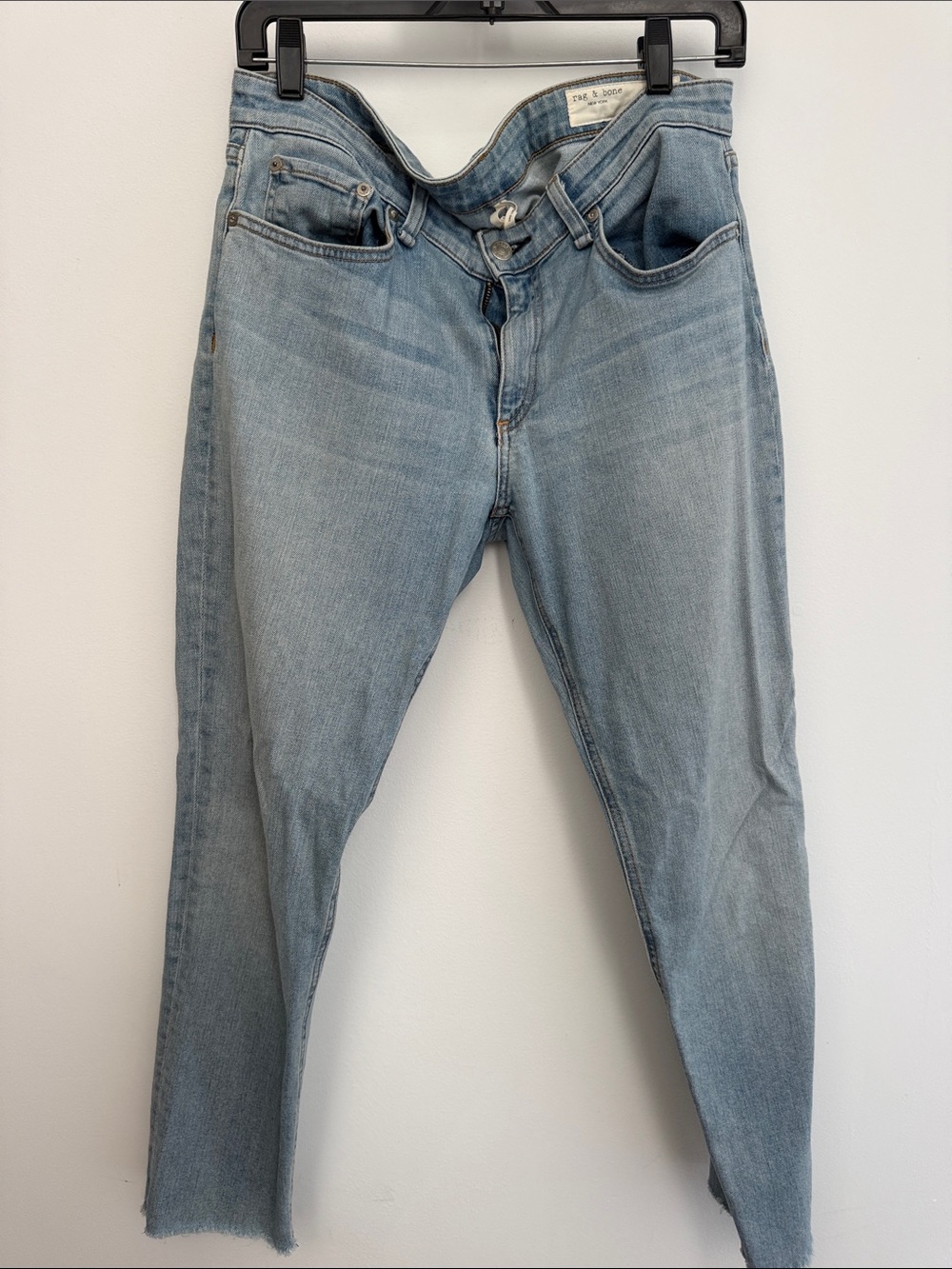 Low rise ankle slim boyfriend Light Wash Women’s Jeans - Casual Slim Fit